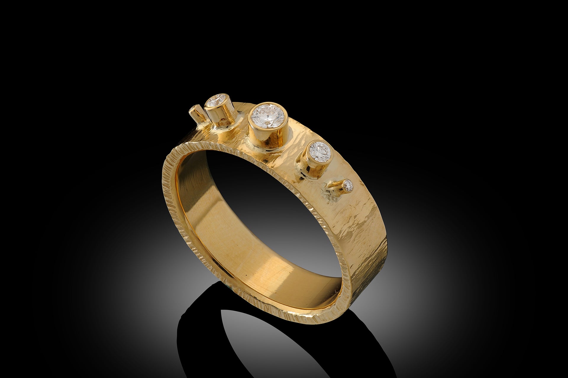 Dramatic Diamond Ring – hannahlongjewelry