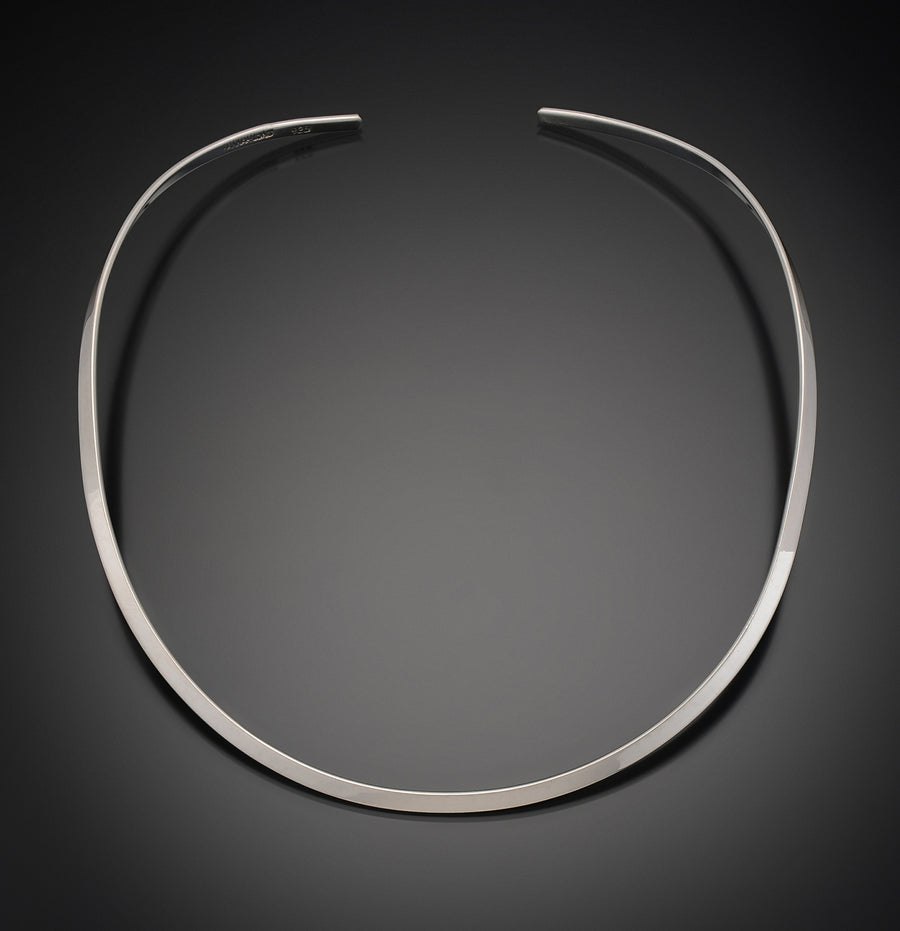Sterling Silver Thin Round Neckwire